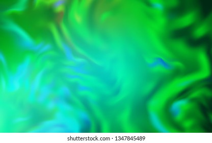 Light Green vector abstract blurred background. Glitter abstract illustration with gradient design. Blurred design for your web site.