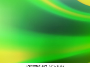 Light Green vector abstract blurred background. A completely new color illustration in a bokeh style. A completely new template for your design.