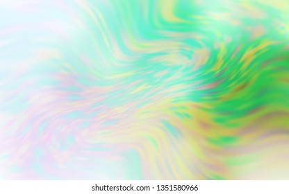 Light Green vector abstract blurred background. An elegant bright illustration with gradient. Smart design for your work.