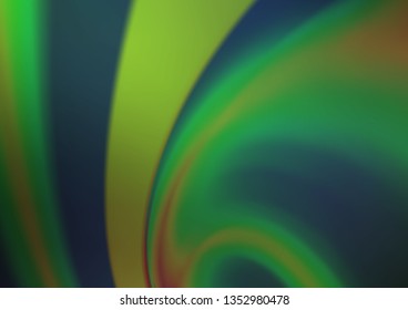 Light Green vector abstract blurred template. Colorful abstract illustration with gradient. The best blurred design for your business.