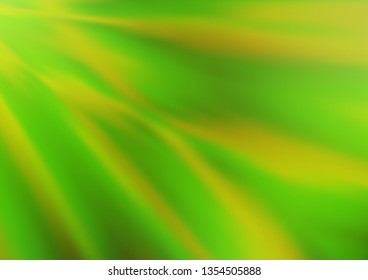 Light Green vector abstract blurred pattern. A completely new color illustration in a bokeh style. A completely new template for your design.