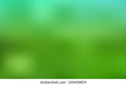 Light Green vector abstract blurred background. New colored illustration in blur style with gradient. New style for your business design.