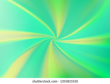 Light Green vector abstract blurred pattern. Modern geometrical abstract illustration with gradient. A completely new design for your business.