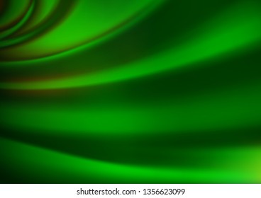 Light Green vector abstract blurred pattern. Creative illustration in halftone style with gradient. The blurred design can be used for your web site.