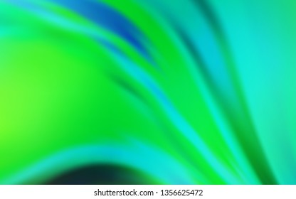 Light Green vector abstract blurred background. Glitter abstract illustration with gradient design. Background for a cell phone.
