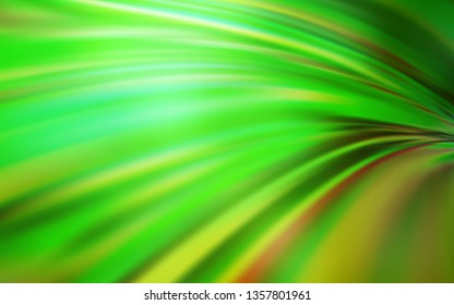 Light Green vector abstract blurred layout. Glitter abstract illustration with gradient design. New style for your business design.