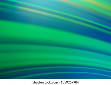Light Green vector abstract blurred pattern. Colorful illustration in blurry style with gradient. Brand new style for your business design.