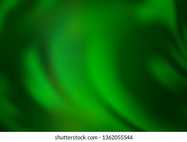 Light Green vector abstract blurred pattern. Creative illustration in halftone style with gradient. Brand new style for your business design.