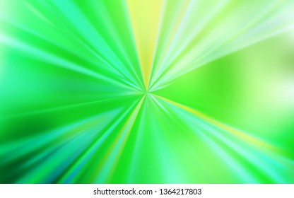 Light Green vector abstract blurred layout. Glitter abstract illustration with gradient design. Completely new design for your business.