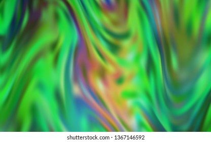 Light Green vector abstract blurred background. Shining colored illustration in smart style. The best blurred design for your business.