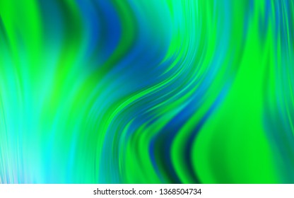 Light Green vector abstract blurred layout. Shining colored illustration in smart style. New style design for your brand book.