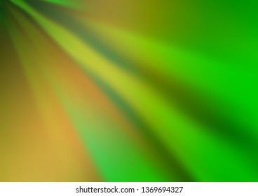 Light Green vector abstract blurred pattern. Colorful illustration in abstract style with gradient. The background for your creative designs.