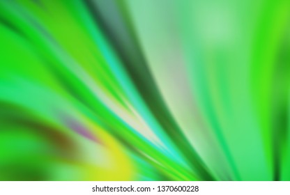 Light Green vector abstract blurred background. Colorful abstract illustration with gradient. New design for your business.
