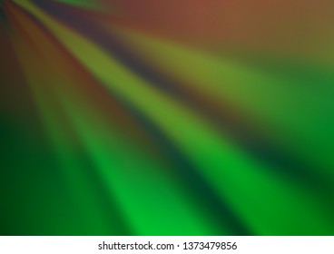 Light Green vector abstract blurred template. Colorful abstract illustration with gradient. The blurred design can be used for your web site.