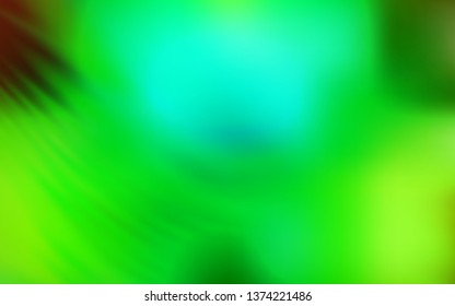 Light Green vector abstract blurred background. Glitter abstract illustration with gradient design. New way of your design.