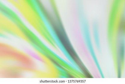 Light Green vector abstract blurred layout. Colorful abstract illustration with gradient. Elegant background for a brand book.