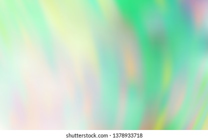 Light Green vector abstract blurred background. A completely new colored illustration in blur style. The best blurred design for your business.
