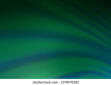 Light Green vector abstract blurred pattern. Colorful abstract illustration with gradient. The template can be used for your brand book.
