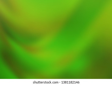 Light Green vector abstract blurred pattern. A vague abstract illustration with gradient. The template can be used for your brand book.