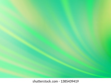 Light Green vector abstract blurred template. A vague abstract illustration with gradient. The template for backgrounds of cell phones.