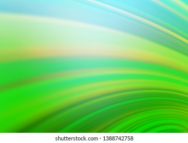 Light Green vector abstract blurred background. A vague abstract illustration with gradient. The template for backgrounds of cell phones.