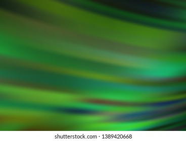 Light Green vector abstract blurred template. An elegant bright illustration with gradient. The blurred design can be used for your web site.