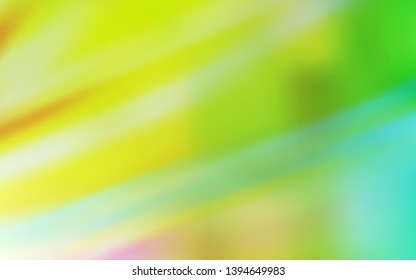 Light Green vector abstract blurred layout. An elegant bright illustration with gradient. Completely new design for your business.