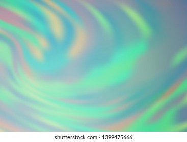 Light Green vector abstract blurred template. Modern geometrical abstract illustration with gradient. A new texture for your design.