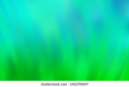 Light Green vector abstract blurred background. Glitter abstract illustration with gradient design. New style design for your brand book.