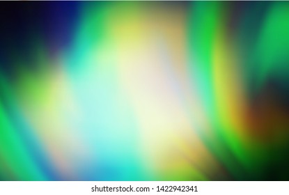 Light Green vector abstract blurred layout. Colorful abstract illustration with gradient. Completely new design for your business.