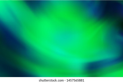 Light Green vector abstract blurred background. Glitter abstract illustration with gradient design. New way of your design.