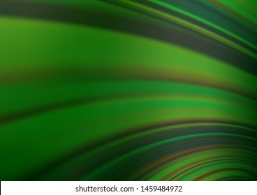 Light Green vector abstract blurred template. A completely new color illustration in a bokeh style. The best blurred design for your business.