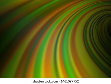 Light Green vector abstract blurred template. A completely new color illustration in a bokeh style. The background for your creative designs.