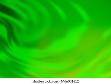 Light Green vector abstract blurred pattern. Creative illustration in halftone style with gradient. The blurred design can be used for your web site.