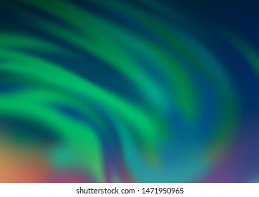 Light Green vector abstract blurred pattern. Shining colorful illustration in a Brand new style. The template can be used for your brand book.
