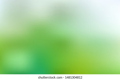 Light Green vector abstract blurred background. Creative illustration in halftone style with gradient. Blurred design for your web site.
