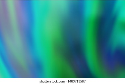 Light Green vector abstract blurred layout. Colorful illustration in abstract style with gradient. Background for designs.
