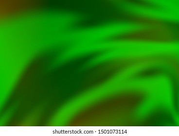 Light Green vector abstract blurred background. A vague abstract illustration with gradient. The template can be used for your brand book.
