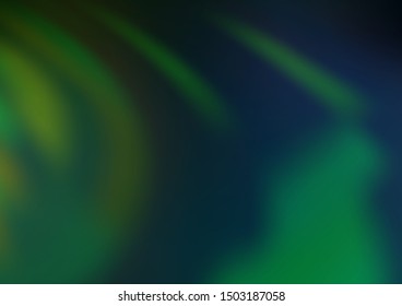 Light Green vector abstract blurred template. Glitter abstract illustration with an elegant design. Brand new design for your business.
