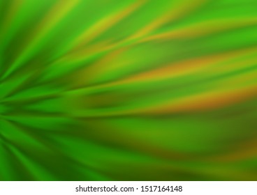 Light Green vector abstract blurred template. Colorful abstract illustration with gradient. The elegant pattern for brand book.