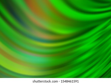 Light Green vector abstract blurred background. A vague abstract illustration with gradient. Brand new style for your business design.