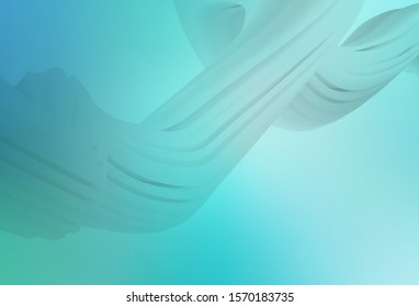 Light Green vector abstract blurred background. Colorful illustration in abstract style with gradient. Smart design for your work.