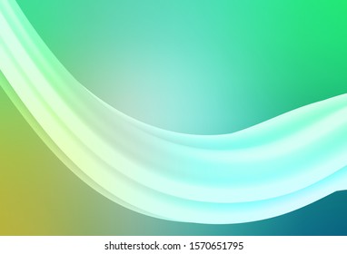 Light Green vector abstract blurred background. Glitter abstract illustration with gradient design. New way of your design.
