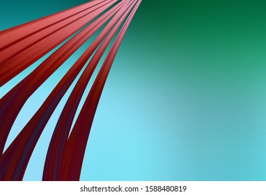 Light Green vector abstract blurred layout. An elegant bright illustration with gradient. Background for designs.