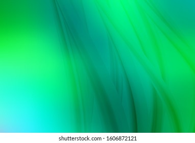 Light Green vector abstract blurred layout. Shining colorful illustration in smart style. Completely new design for your business.