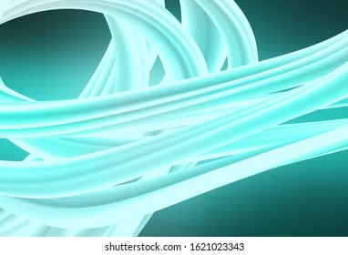 Light Green vector abstract blurred background. Colorful illustration in abstract style with gradient. Smart design for your work.