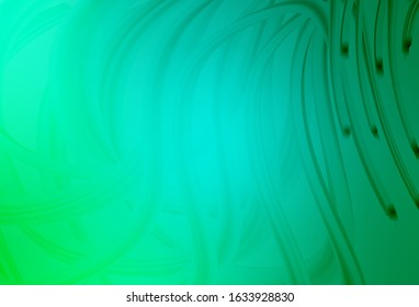 Light Green vector abstract blurred layout. Abstract colorful illustration with gradient. New style for your business design.