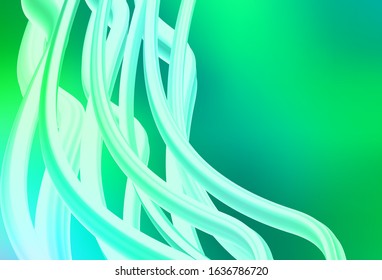 Light Green vector abstract blurred background. Colorful illustration in abstract style with gradient. Elegant background for a brand book.
