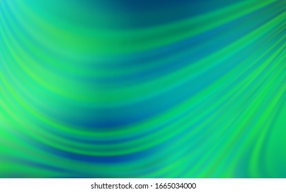 Light Green vector abstract blurred layout. Colorful illustration in abstract style with gradient. Background for a cell phone.