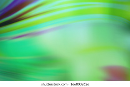 Light Green vector abstract blurred background. Colorful abstract illustration with gradient. New style design for your brand book.
